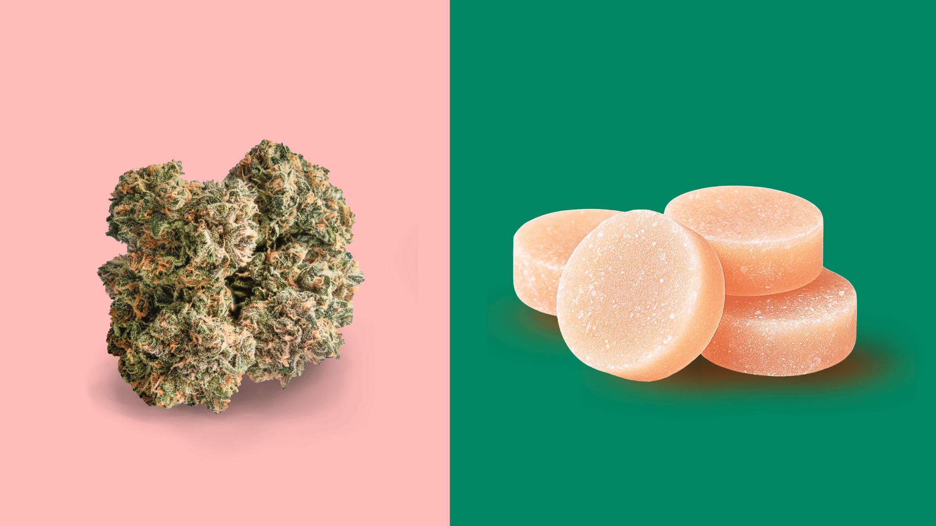 Cannabis flower vs THC gummies comparison