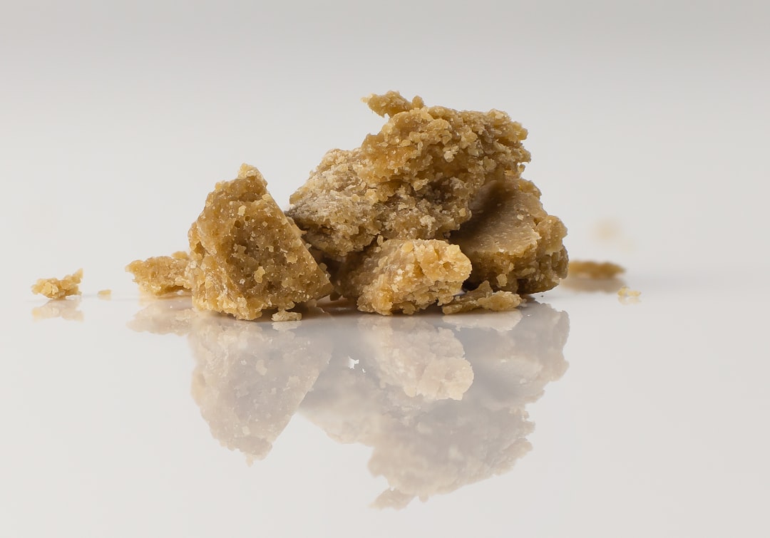 Close up of brown sugar pieces